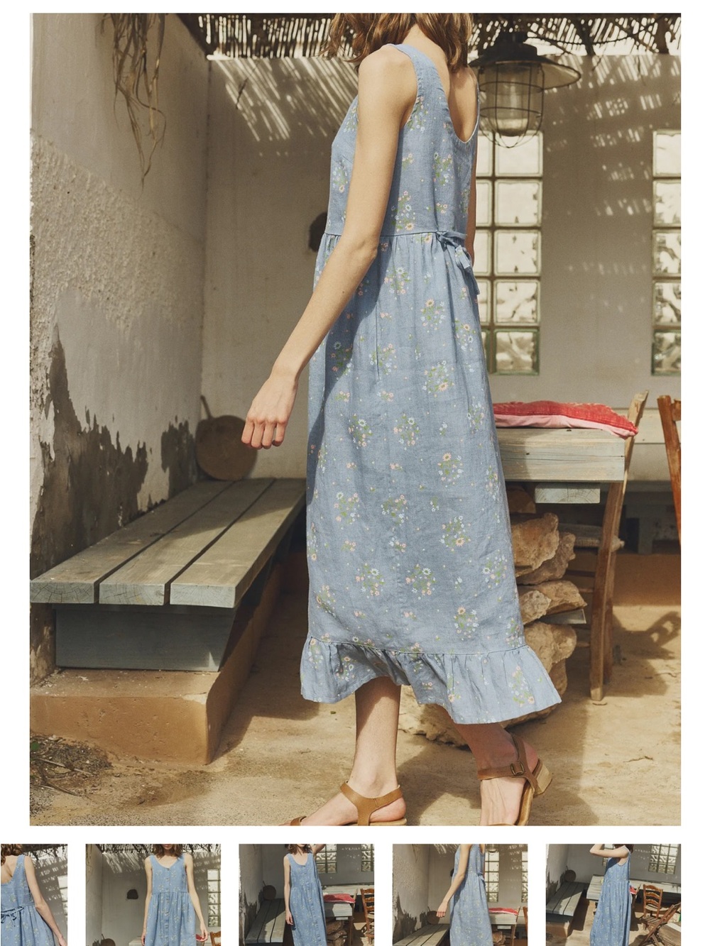 notPERFECTLINEN Maya Button-down Linen Dress - Picture 7 of 7